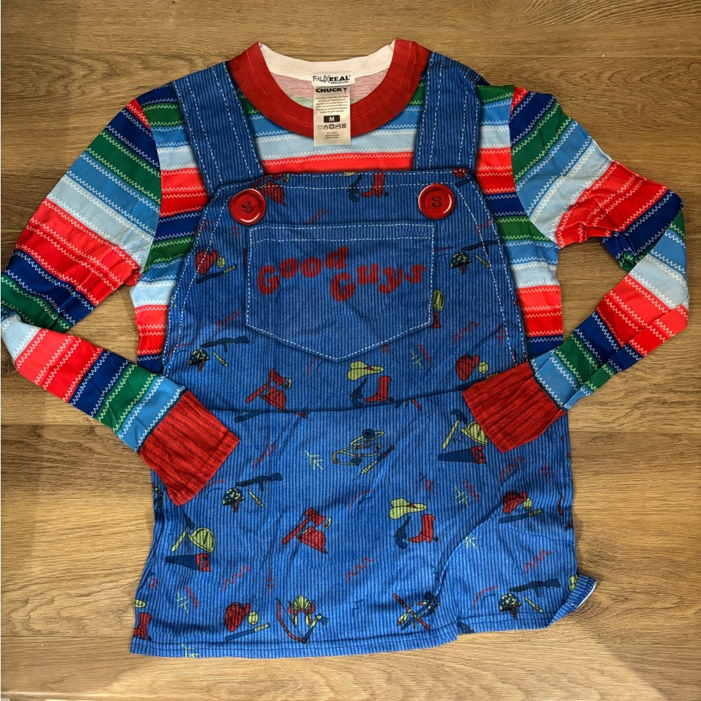 Chucky T-shirt and wig Size M for Adults